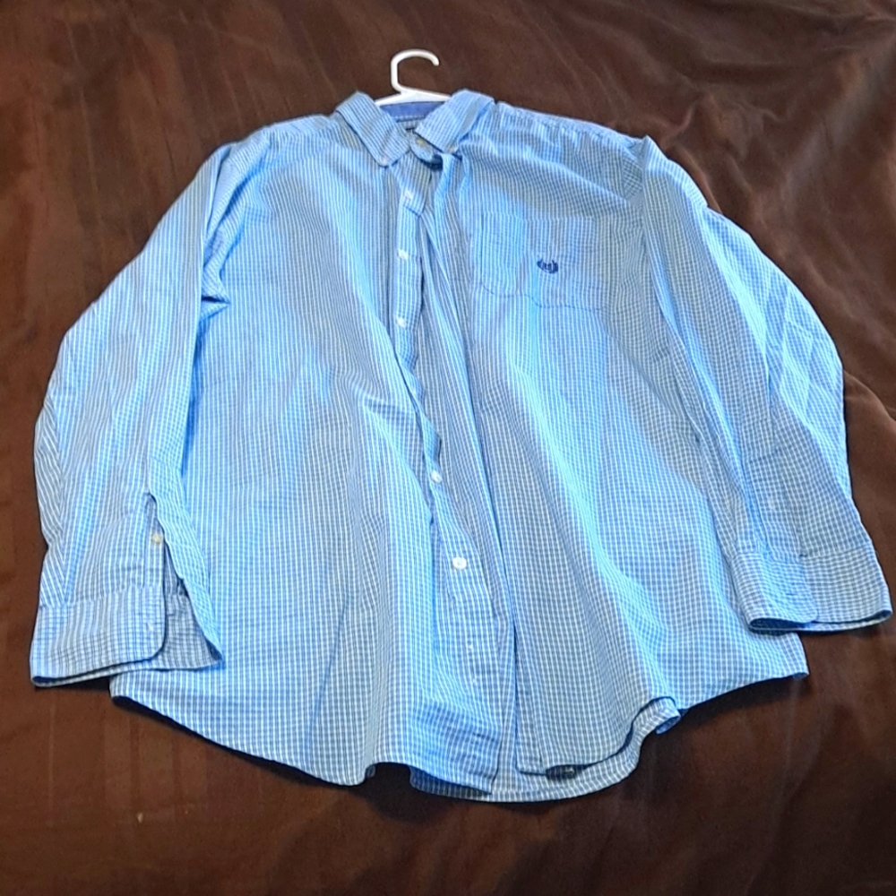 Mens Chaps xlt long sleeve button up